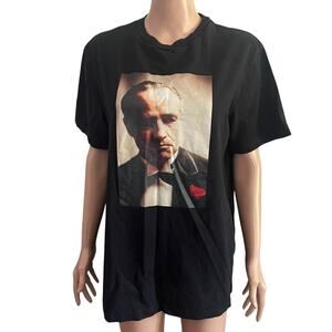 The Godfather Movie T-Shirt Black Medium Shoe Palace Paramount Graphic Don Vito